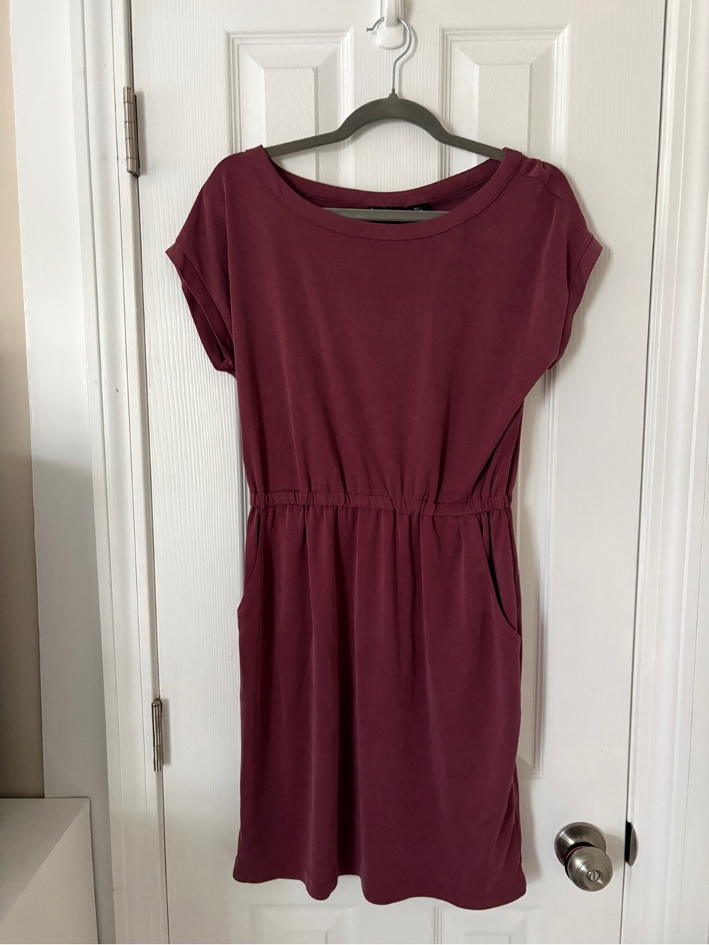 Nicole Miller New York Dress Size Small Purple Pockets